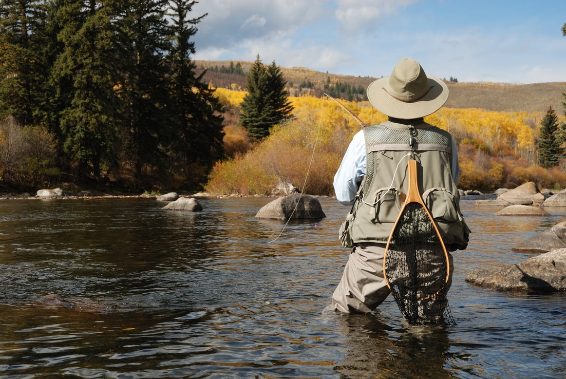 Woman Fly-Fishing